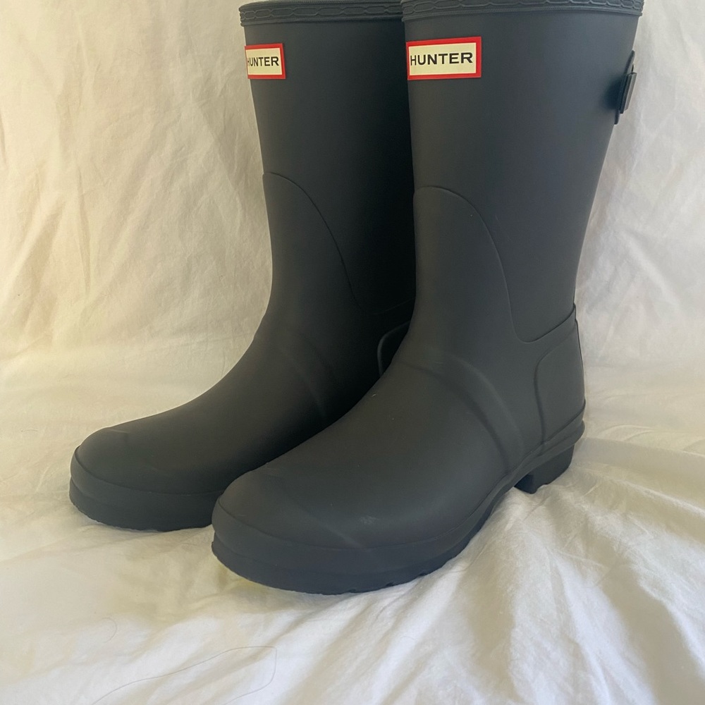 NEW Hunter navy blue adjustable boots - Picture 2 of 5